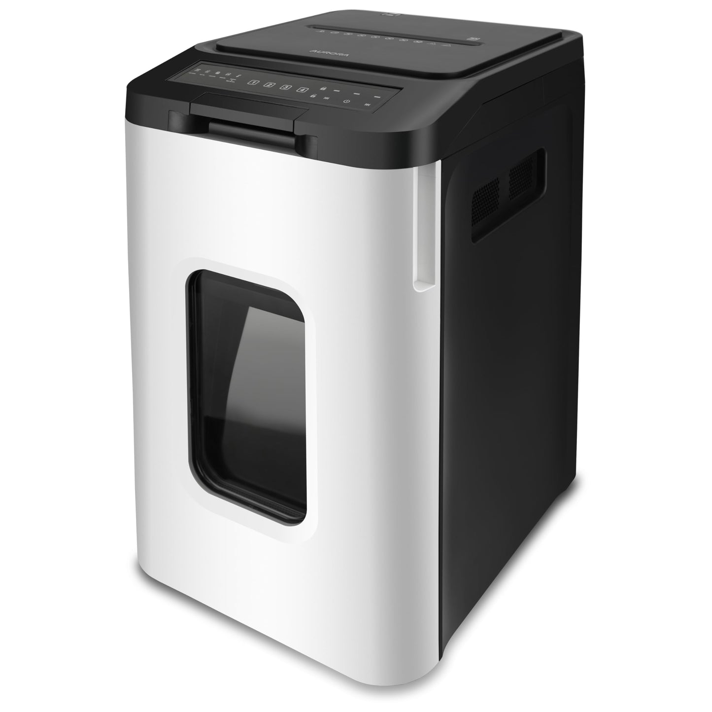 Aurora Commercial Grade 400-Sheet Autofeed High Security Micro Cut Paper and CD/Credit Card Shredder/ 240 Minutes Continuous Run Time Heavy Duty Shredder for Office/Security Level P-5