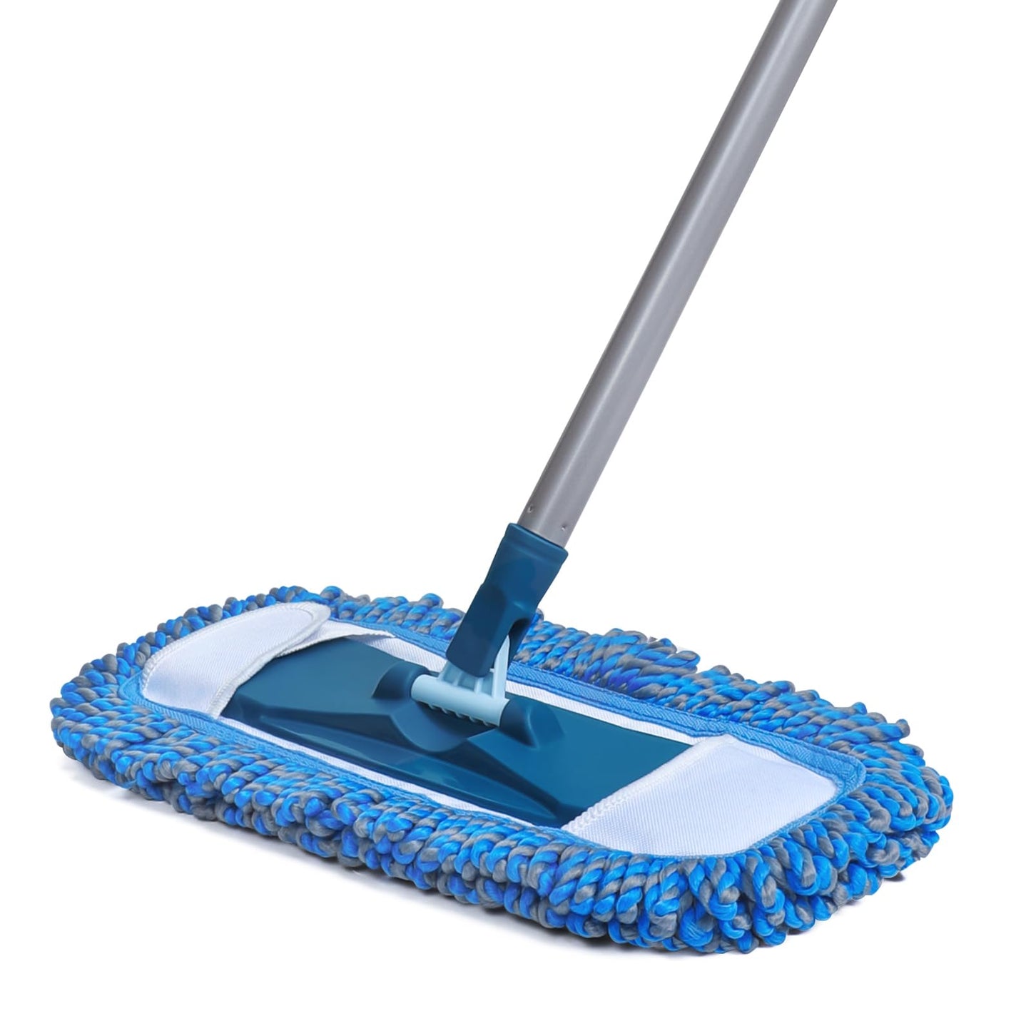 TrueYee Dust Mop for Hardwood Floors with 57" Long Handle Wet & Dry Mops for Catching Pet Hair and Dust Bunny Microfiber Dust Mops for Vinyl, Wood, Tile, Laminate Flooring