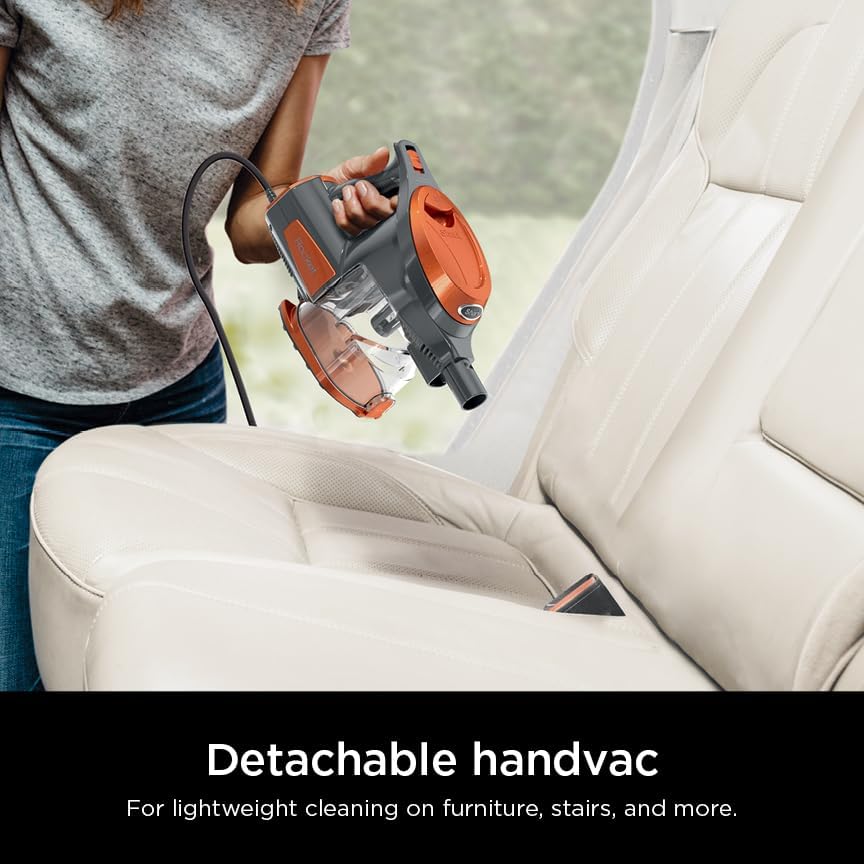 Shark HV302 Rocket Pet Corded Stick Vacuum - Lightweight, Swivel Steering for Carpets & Hard Floors | Includes Hand Vacuum & Tools