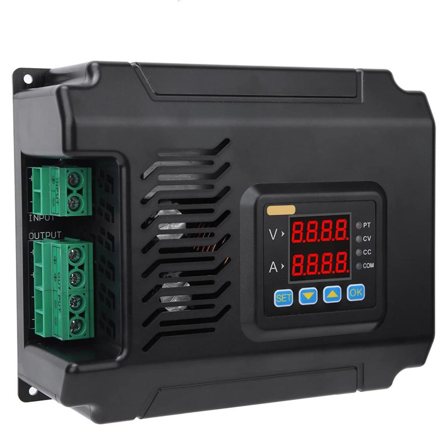 Garosa DPM8650-485RF Programmable Switching Power Supply+Wireless Controller 0-60V 0-50A 300W RS485 Interface ABS Black 120x80x25mm Single Output with 2.4 Inch LCD Screen
