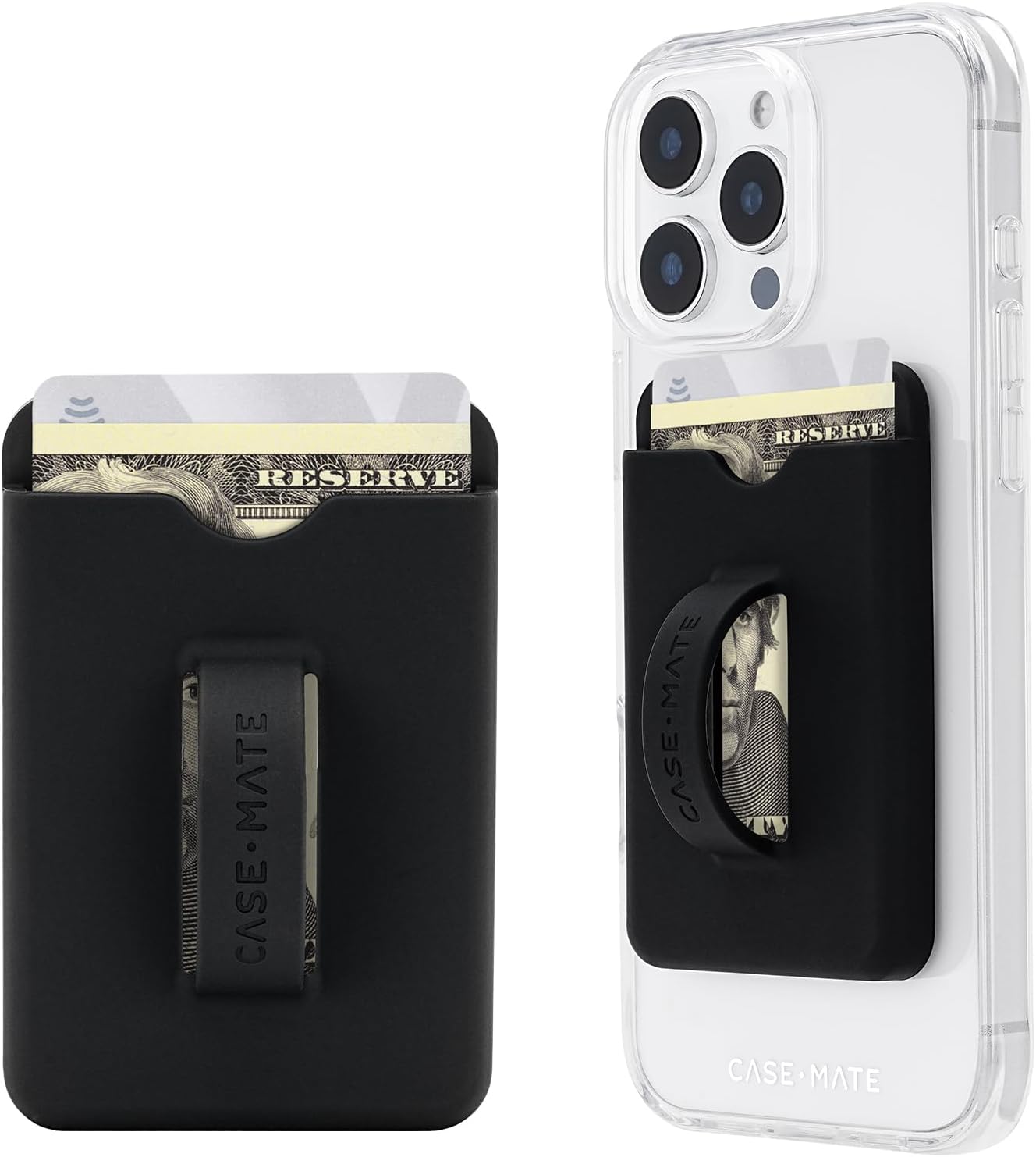 Case-Mate Loop Grip MagSafe Wallet - Removable Magnetic Phone Wallet/Card Holder