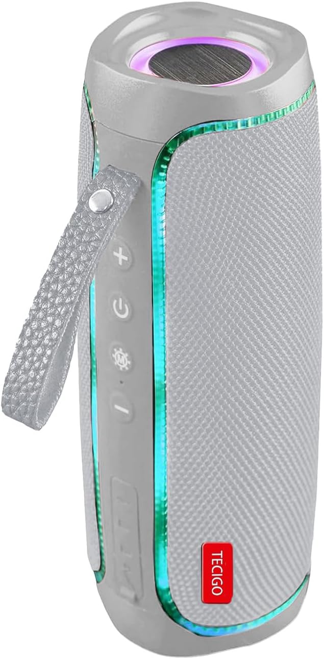 TECIGO Speaker10 5.3, Portable Bluetooth Speakers Outdoor Portable Bluetooth Hours of PlaytimeBluetooth Wireless