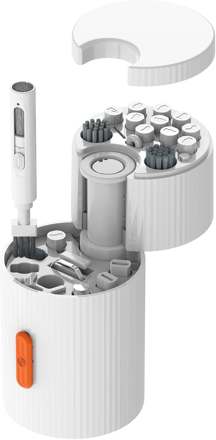 Ryaacphi Multi-Functional Electronics Cleaning Kit, Charging Port Cleaner, for Mobile Phones, Headphones, Computer