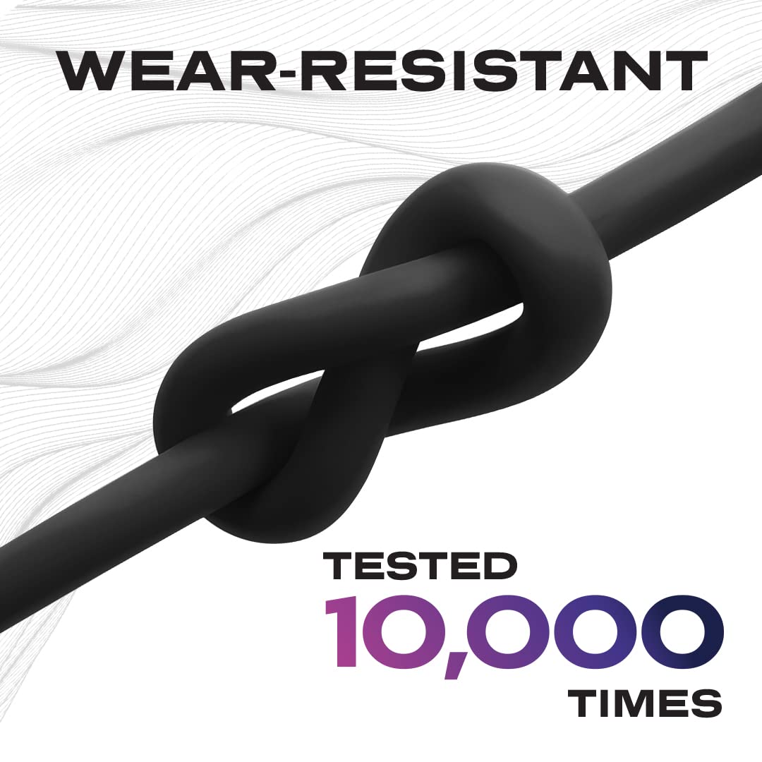 100W 6FT/2M, 3-Pack Statik TsumoCharge USB C to USB C Fast Charging Cable - Heavy-Duty Unbreakable Silicone, Supports