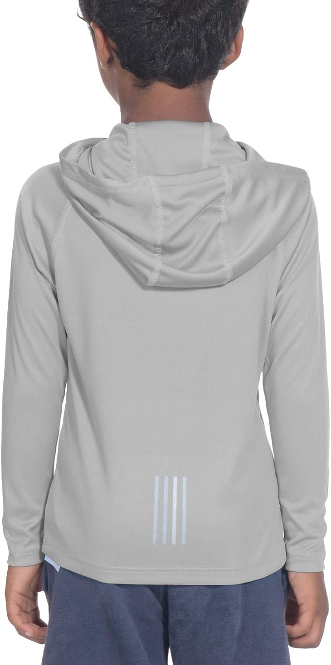 Hoodies for Boys Outdoor Recreation Shirts - Youth Athletic Tops Sun Protection UPF 50+