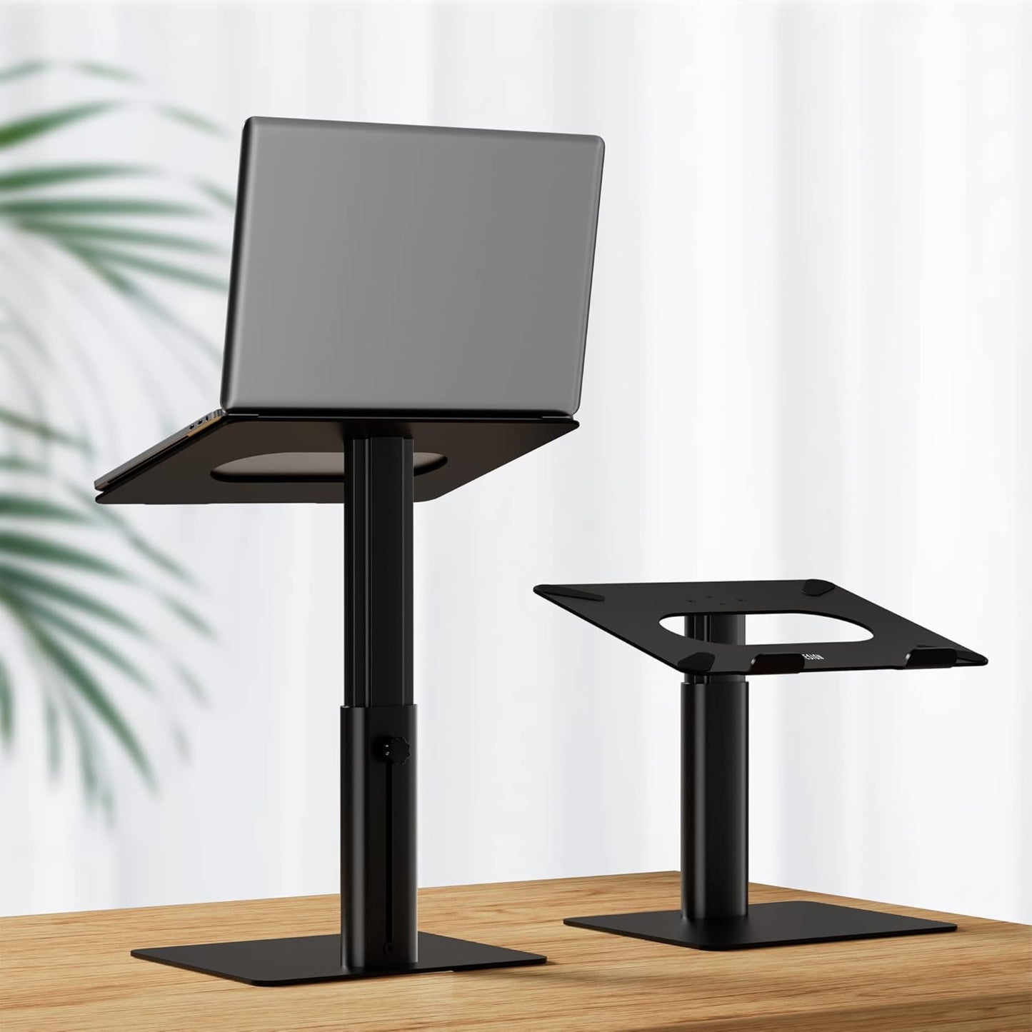 BESIGN LSX6 10-14" Computer Holder Stand, Ergonomic Adjustable Notebook Riser for Standing Work, Compatible with Air