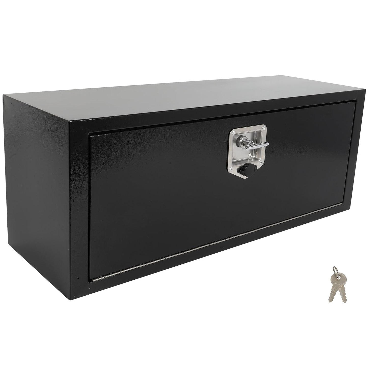 SCITOO 36" Iron Truck Bed Tool Box,Heavy Duty Crossover Storage for Most Full Size Pickups,Lockable Weatherproof Chest,Fits 36"WX14"DX14"H Truck Beds,Easy Access to Load and Unload