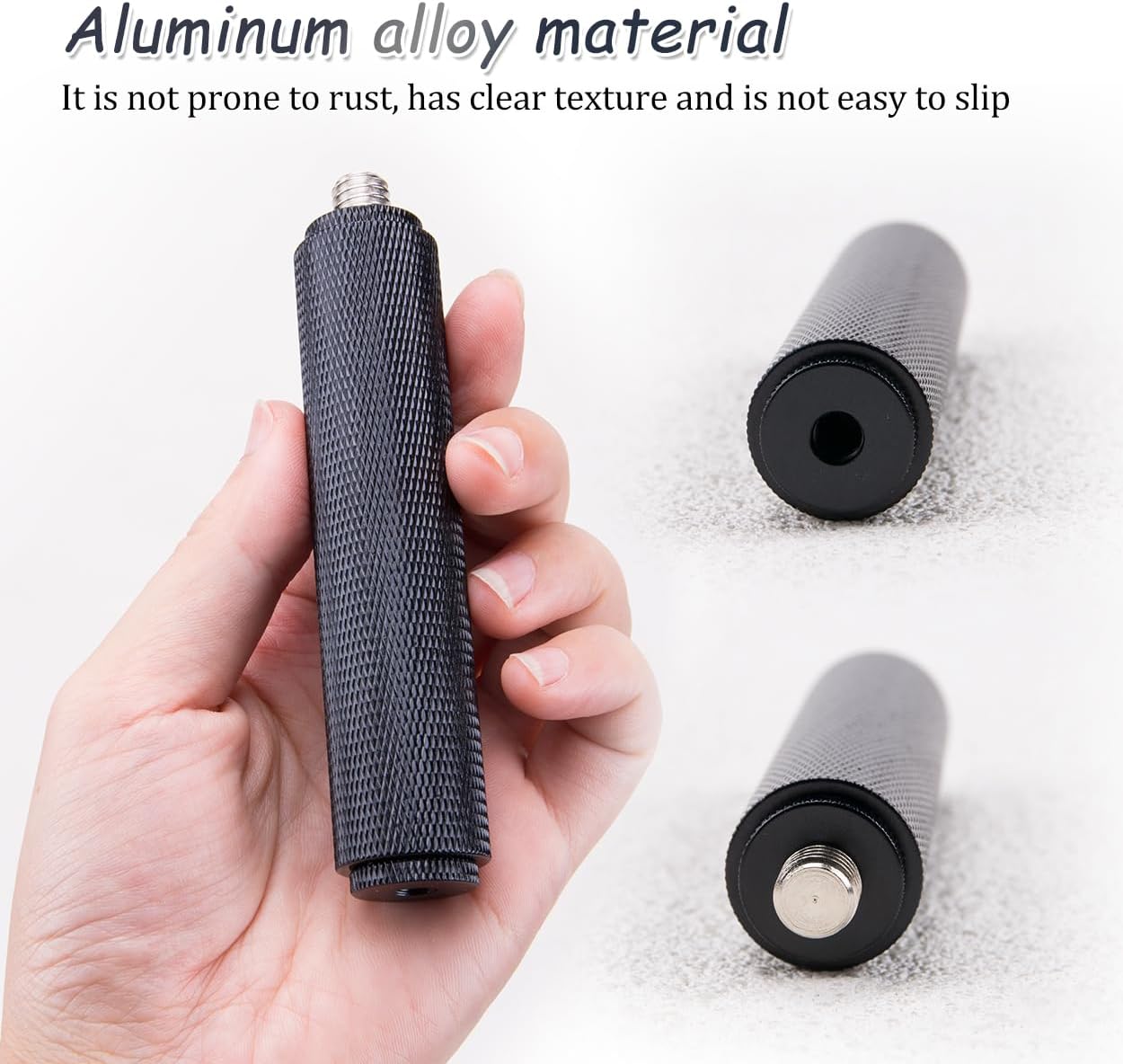 ZORZA 1Pcs 1/4" 3/8" Multi-Functional Camera Handle Grip Photography Videography Stabilizer with & Screw Essential