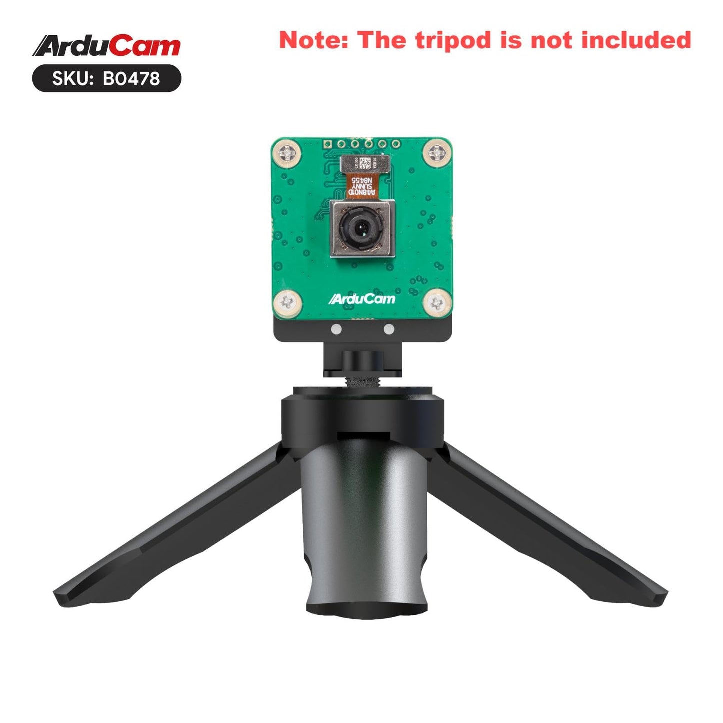 Arducam USB 3.0 Camera, 120fps High-Speed USB Camera Module, IMX586 48MP High-Resolution Webcam with 78°(D) Motorized Focus Lens and Metal Case, Compatible with Windows and Linux OS