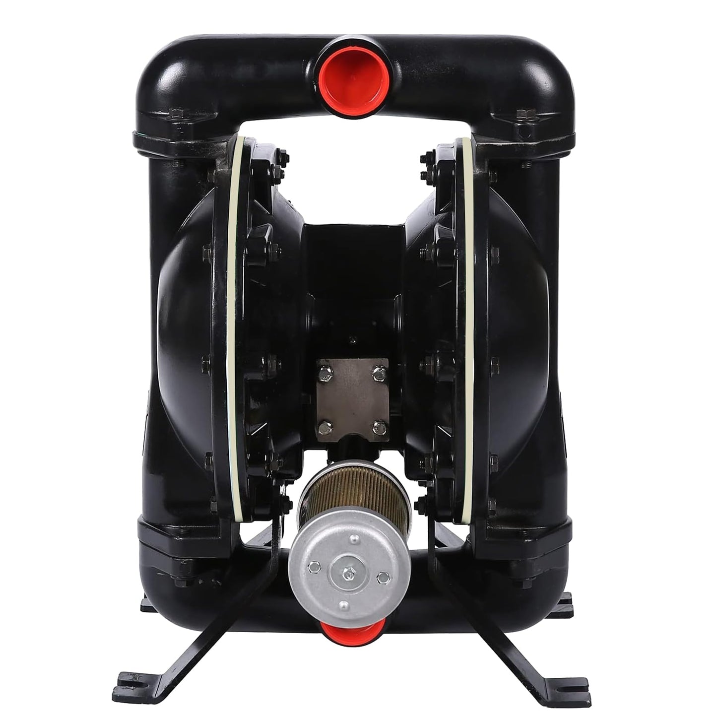 Pneumatic double diaphragm pump1-1/2 inch inlet/outlet 90 gpm Aluminium fluid delivery pump for chemical and industrial waste oil fuel up to 120 psi aluminum alloy (QBY4-40Al)