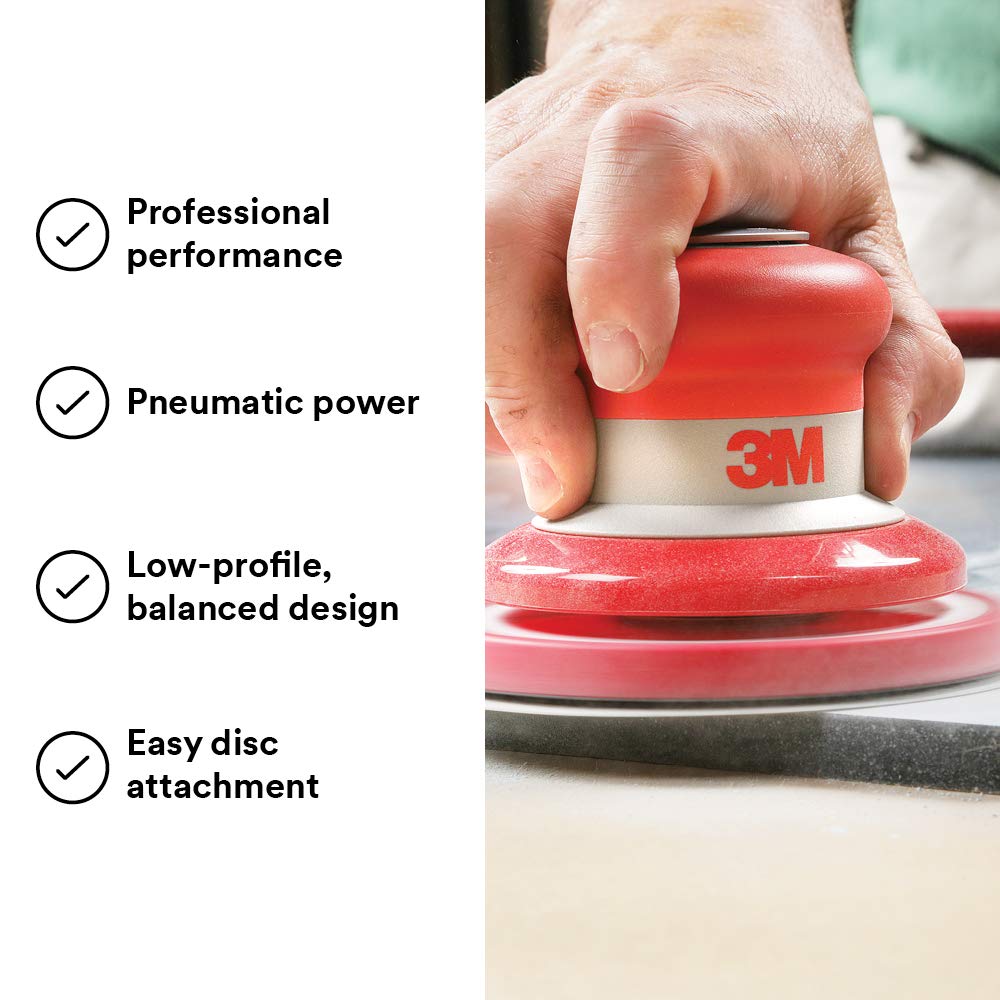 3M™ Non-Vacuum Random Orbital Sander 20325, 6 in, 3/16 in Orbit, 1 ea/Case