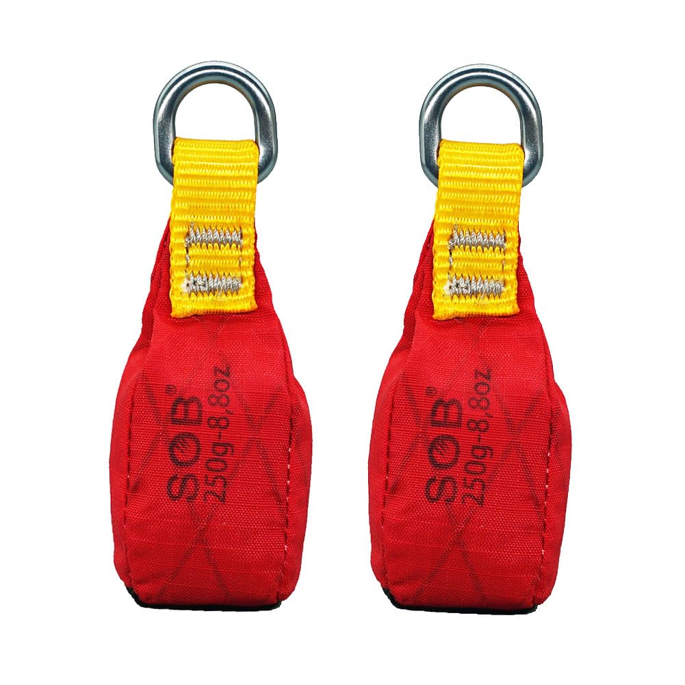 RESQT Outdoor Throw Bag (2Pcs Red, 250G)