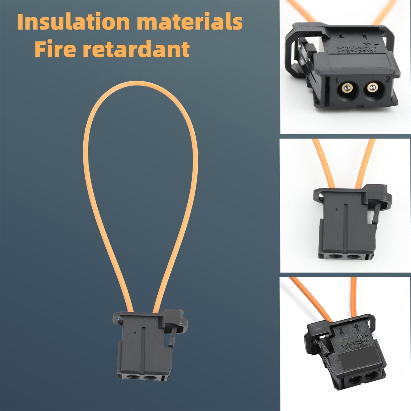 Narcilors 2 Pcs Male and Female Fiber Optic Loop Bypass Replacement for BMW Replacement for Mercedes Benz Diagnostic