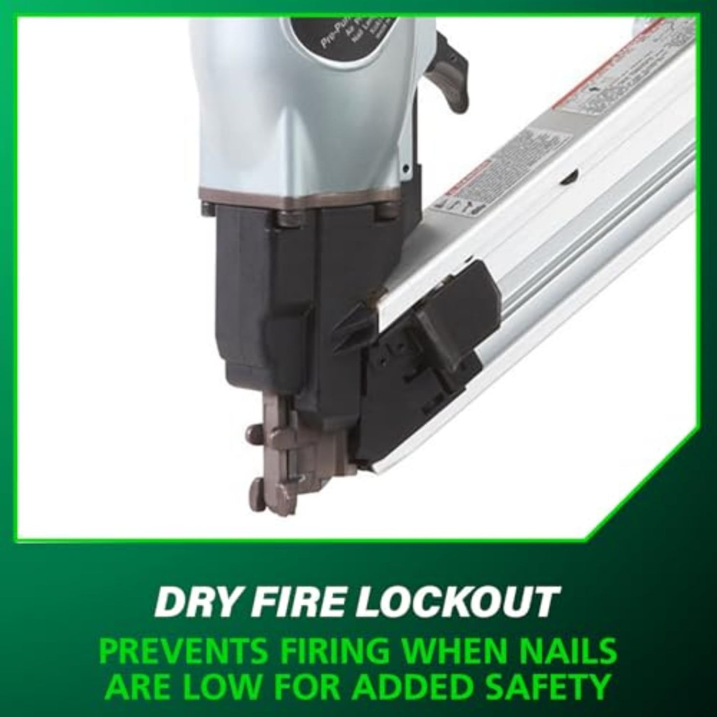 Metabo HPT Strap-Tite Strip Nailer, Pro-Preferred Pneumatic Power Nailers for Metal Connectors, Lightweight 6.4 lbs Fastening Tool, 36° Precision Fastening System, 1-1/2″ to 2-1/2″ Fasteners, NR65AK2
