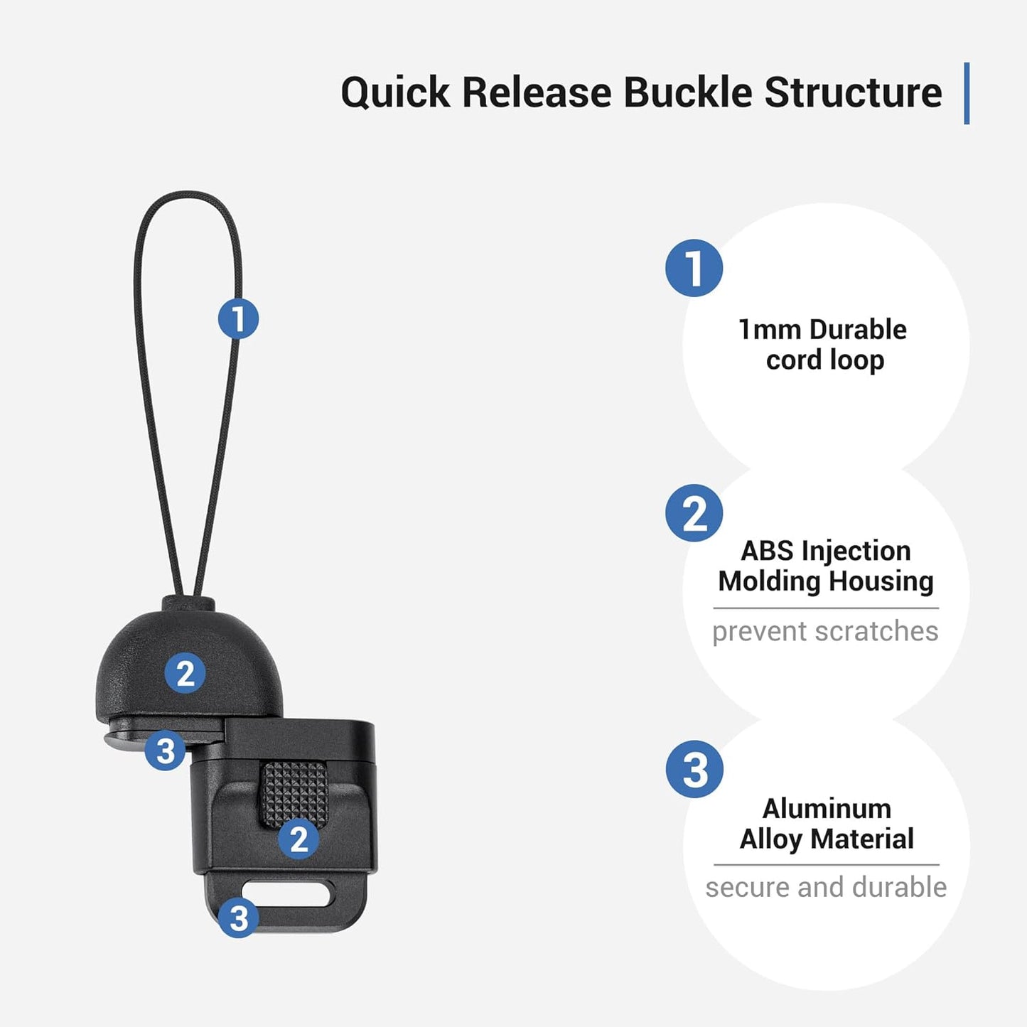Quick Release Neck Strap for Mirrorless & Compact Cameras - Comfortable & Durable
