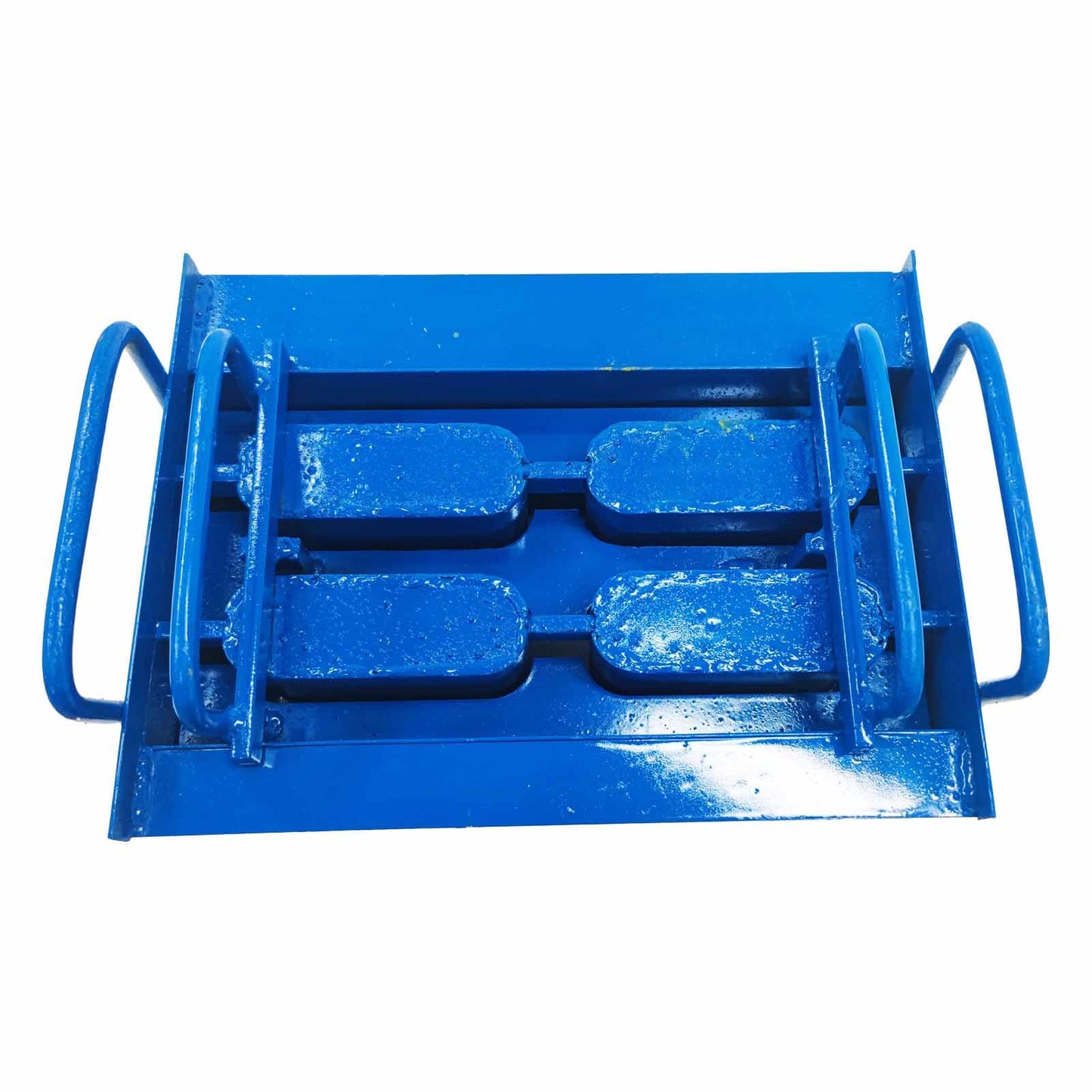 INTBUYING Concrete Brick Making Machine, Manual Hollow Soil Block Brick Forming Machine 110V, H13 Square Brick Size 15.7X7.8X7.8inch（400x200x200mm）