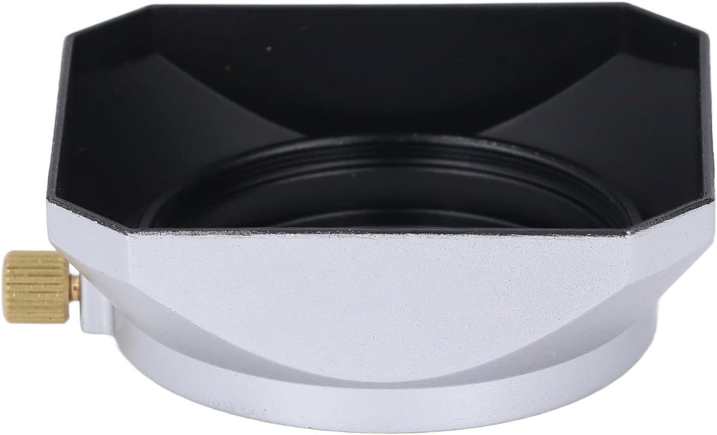 40.5MM 40.5mm Silver Retro Square Lens Hood Shade Digital Camera Mirrorless Camera Lens Lens Hood Digital Camera Lens