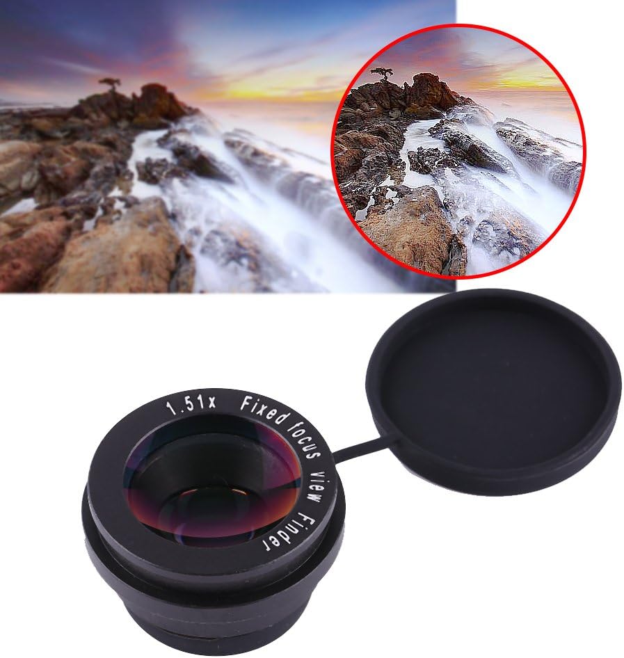 XODSFSKAS 1.5X 1.51X 6 Fixed Viewfinder Eyepiece Magnifier, DSLR C Eyecup, Magnification Viewfinder with Mounting