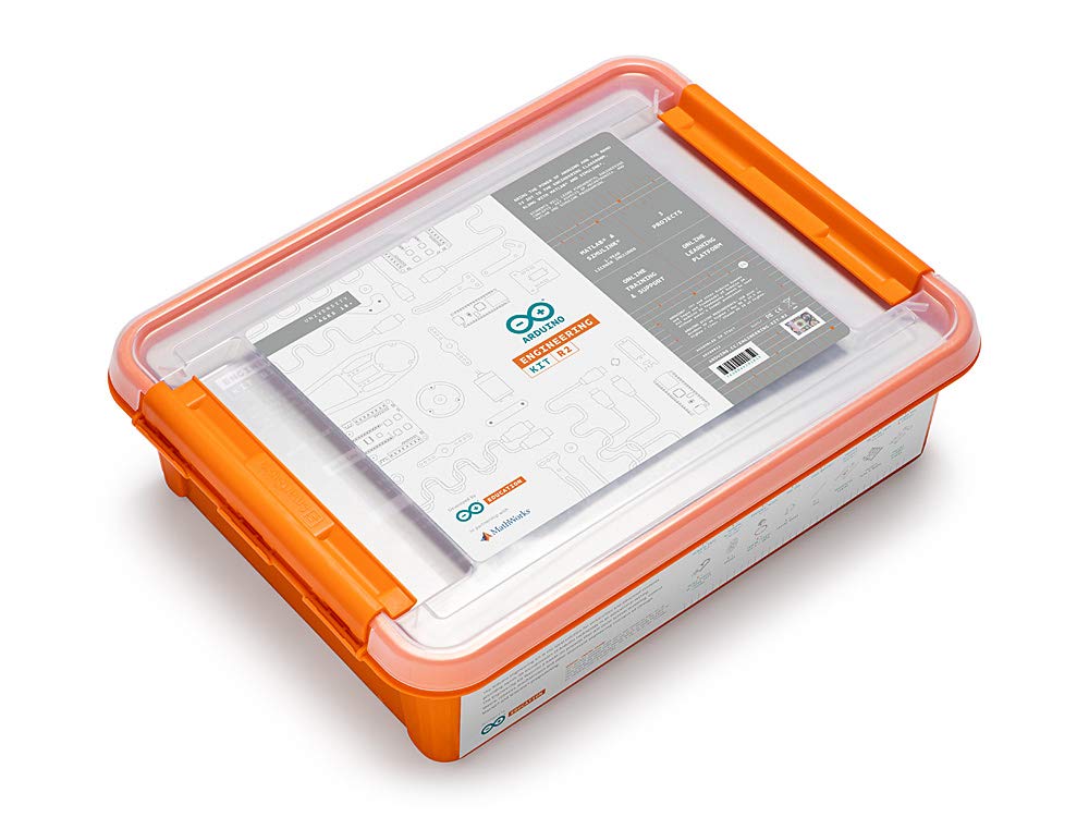 Arduino Engineering Kit REV2 [AKX00022] - Advanced Hands-On Learning Kit for Engineering, Robotics, and Automation with Full Curriculum and Real-World Projects