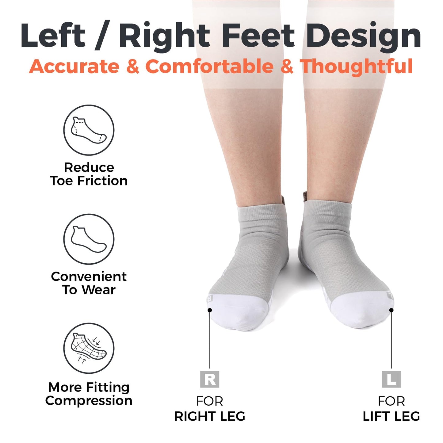 musesox Ankle Compression Socks for Women and Men,Low Cut Compression Running Socks with Arch Support(6 Pairs) Best for Sports,Workout,Travel,Daily,Black,White,Gray,Unisex,Medium