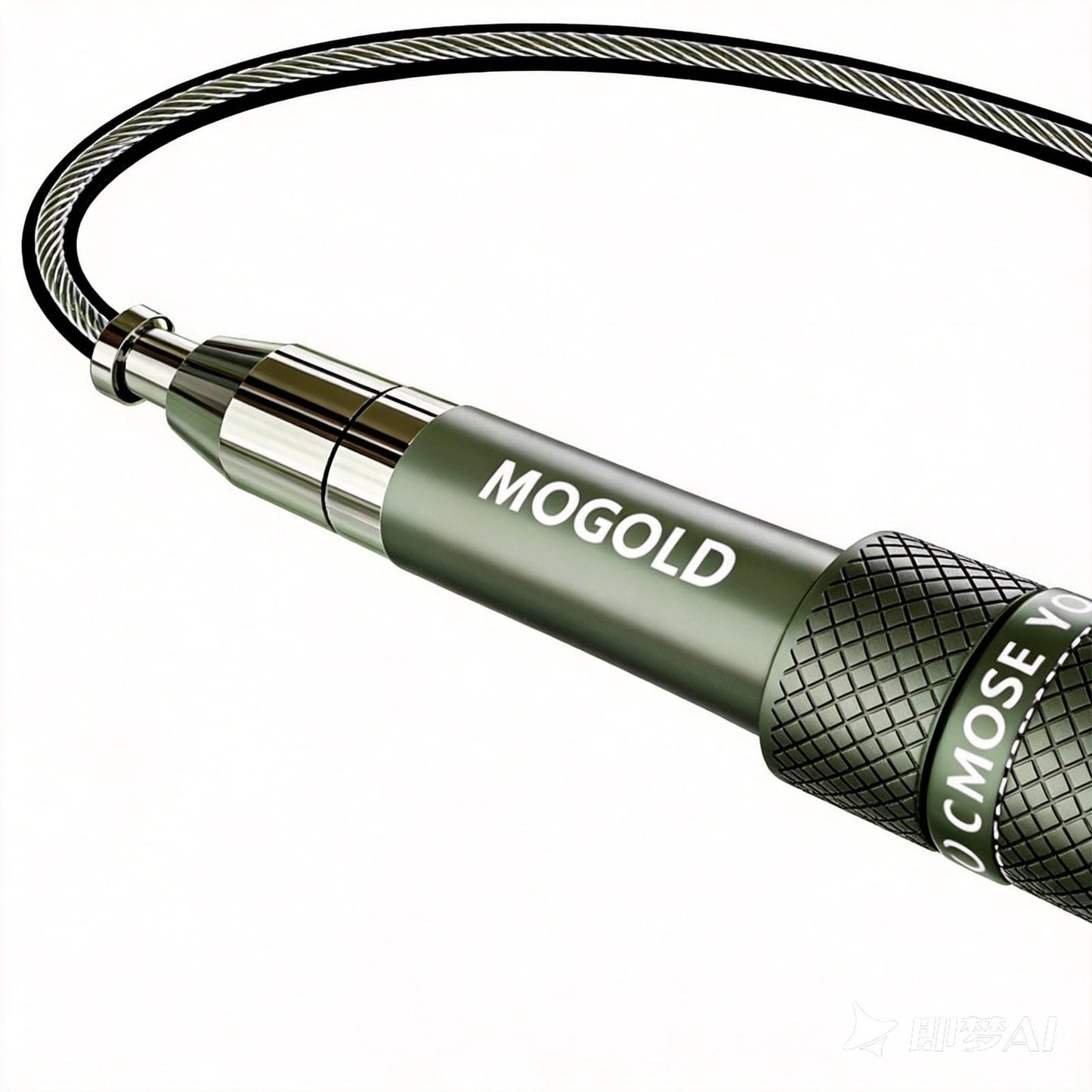MOGOLD Speed Jump Rope for Crossfit & Boxing - Adjustable Length Skipping Rope with Durable PVC Cable for Men Women - Home & Gym Workout