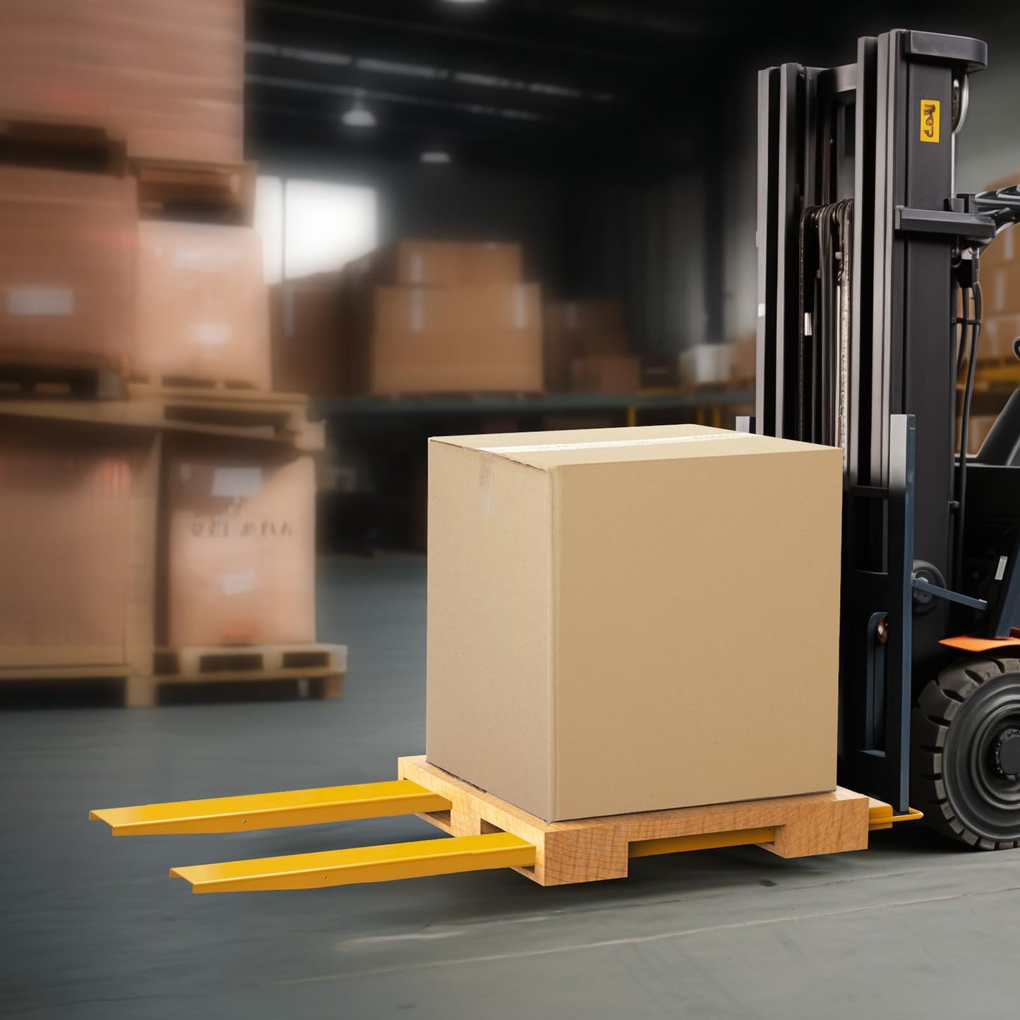VEVOR Forklift Extensions, 84 Inch Fork Extensions 4.5 Inch Width, Heavy Duty Fork Extensions for Forklifts, 1 Pair Forklift Extensions for Truck