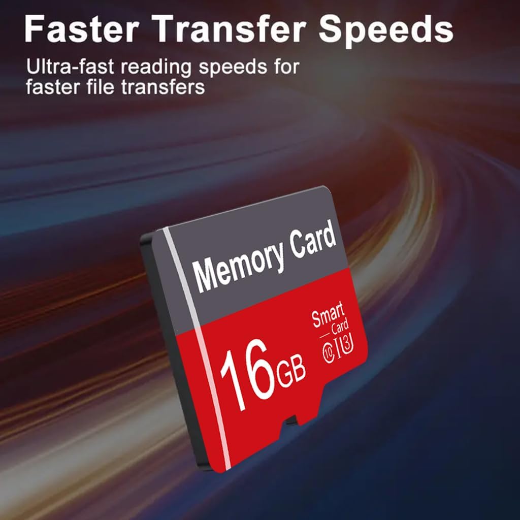 Yicunxin 2 Pack 16GB C10 A1 (16, Memory Card with Adapter, High Speed TF Card, UHS-I Memory TF Card for Tablet/Mobile