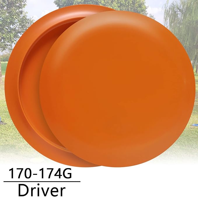 Disc Golf Set - Driver, Mid-Range and Putter Discs for Outdoor and Backyard, Comfortable Plastic, 6 Discs Only