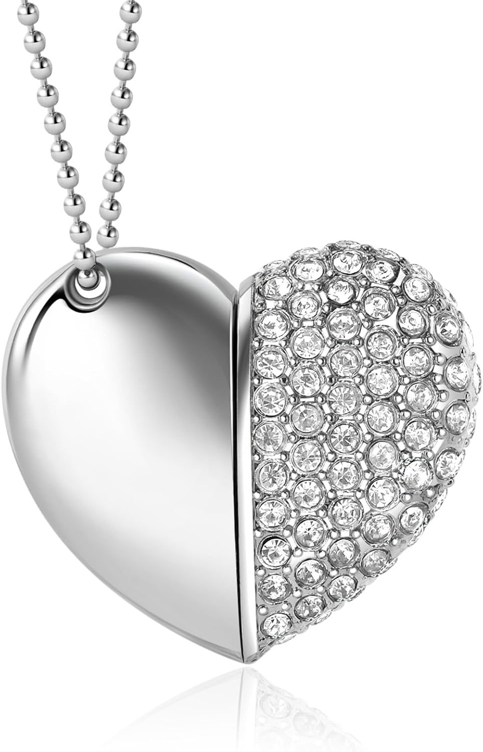 Kayllesine 2.0 64, USB Flash Drive,Cute Romantic Heart Shape USB Memory Stick,Thumb Drive for Photos, Music, Files