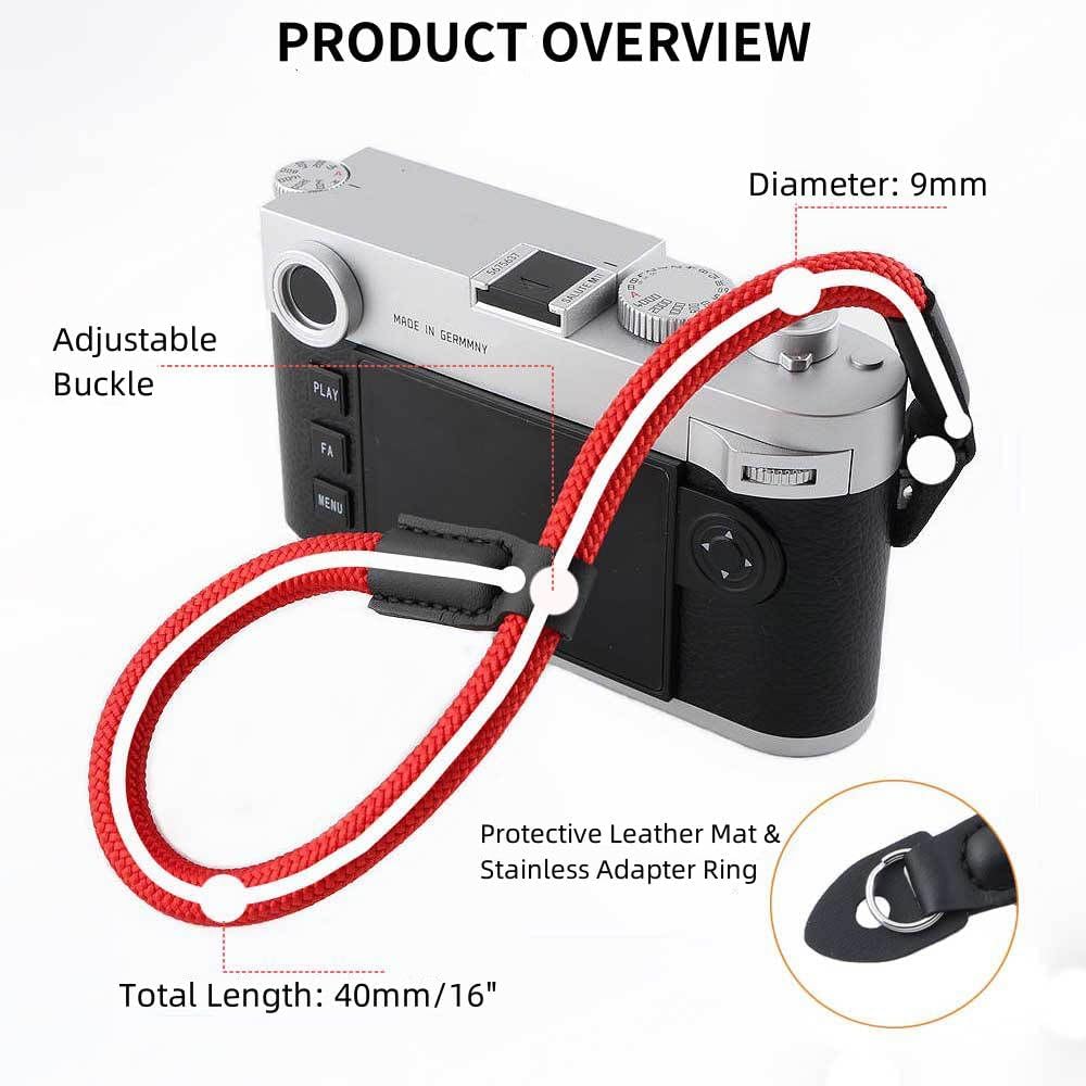 Keabroir X-T5 X-T30 X-T20 X-T4 X-T3 A6700 A6600 A6500 A6400 A6300 A6100 A6000 Camera Wrist Hand Strap Nylon Lanyard