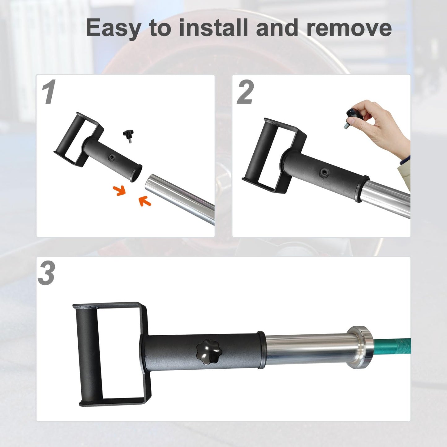 powerfeng Viking Press Landmine Handle Attachment: T-bar Row Attachment for 2-Inch Olympic Barbell Home Gym Equipment