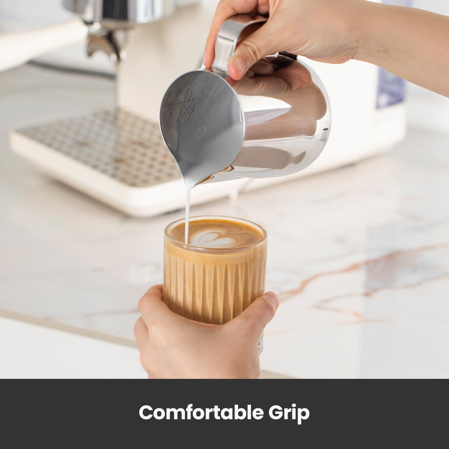 Gemilai G3006 Espresso Machine & Milk Frothing Pitcher Bundle