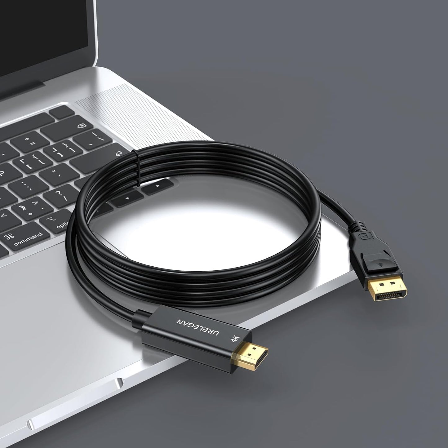 3 5-Pack, 4K DisplayPort to HDMI Cable feet Display Port to HDMI Cables Uni-Directional DP to HDMI Cord for Dell