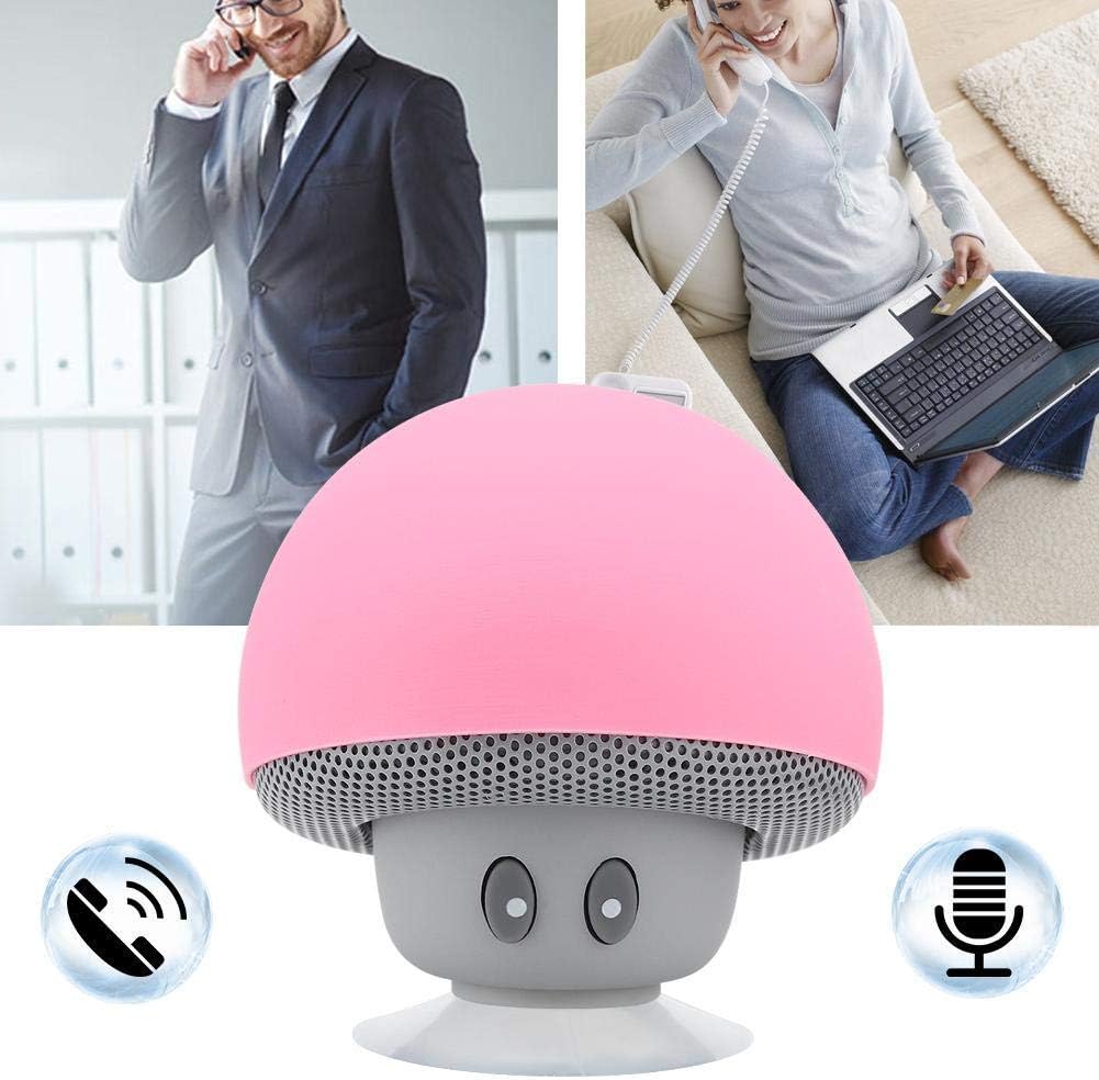 Socobeta Bluetooth Speaker Mini Portable Speaker Mushroom Subwoofer with Suction Cup Function