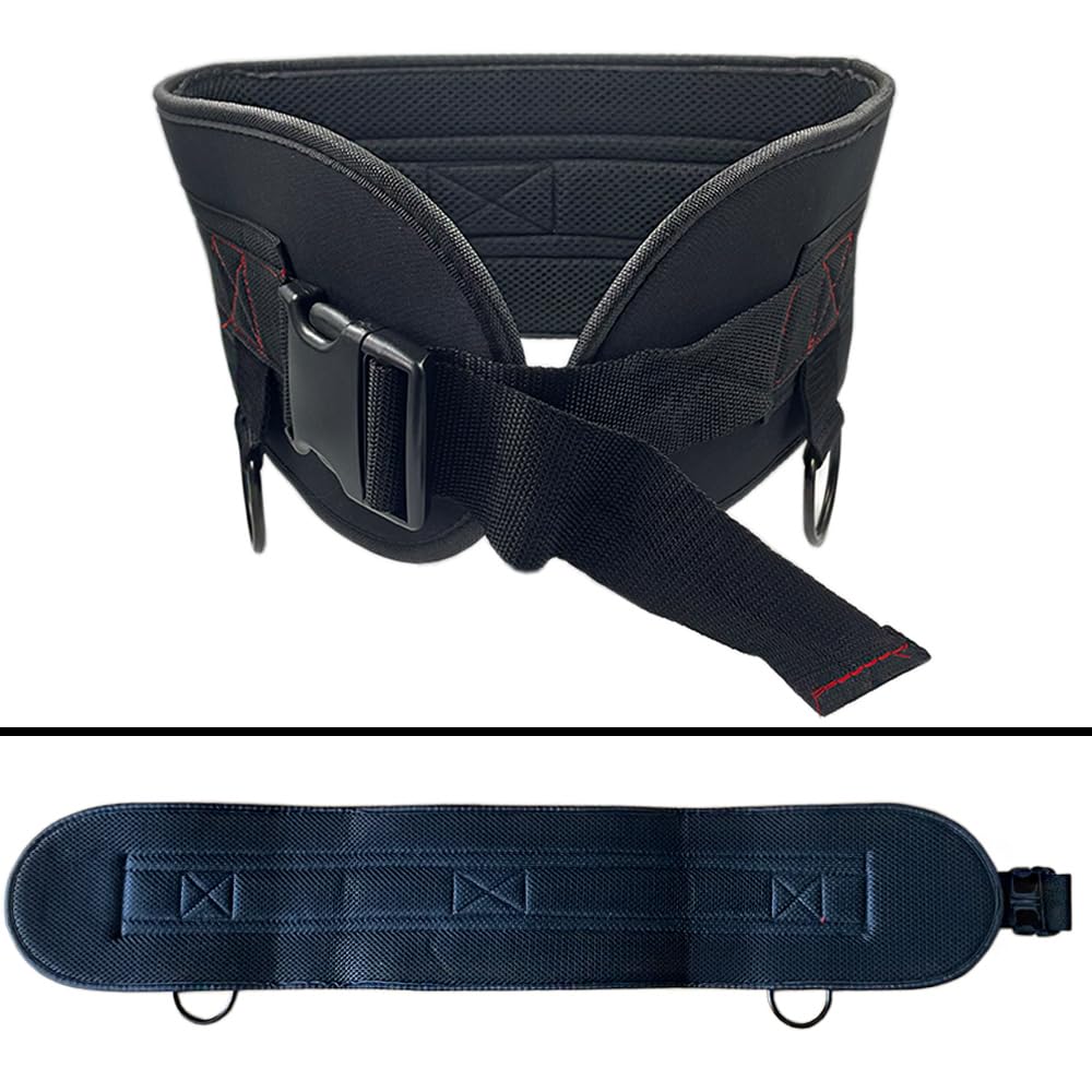 LOOEEL Weightlifting Belt,Adjustable Waist Dip Belt with Chain Strap,Pull Up.Deep Squat Weight-Bearing Straps are Used to Enhance Strength Training and are Suitable for Home and Gym Training.