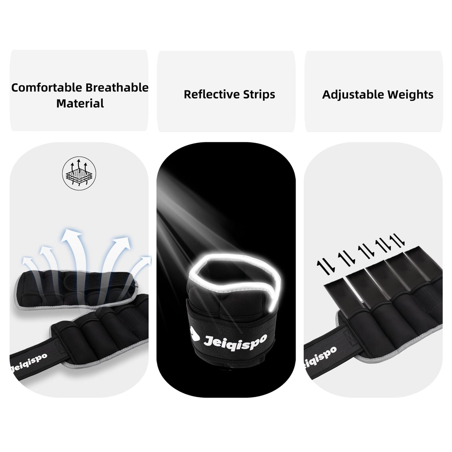 Adjustable Ankle Weights 1 Pair 2/4/6/8/10 LBS Wrist Leg Arm Weights for Women Men Kids,Strength Training with Removable Weight for Fitness Gym Workout Running Walking