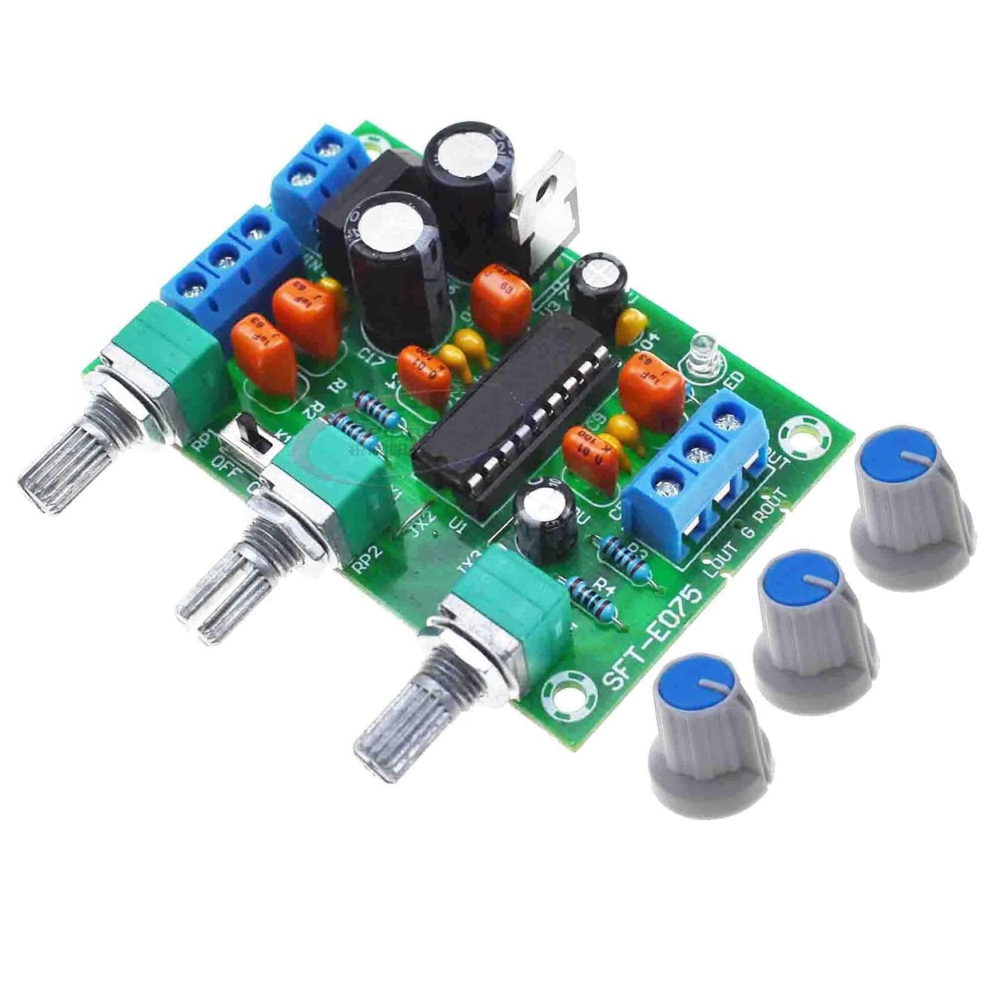 Reland Sun XR1075 12V Digital Audio Processor Amplifier Preamp Prepositive Board Preamplifier Module