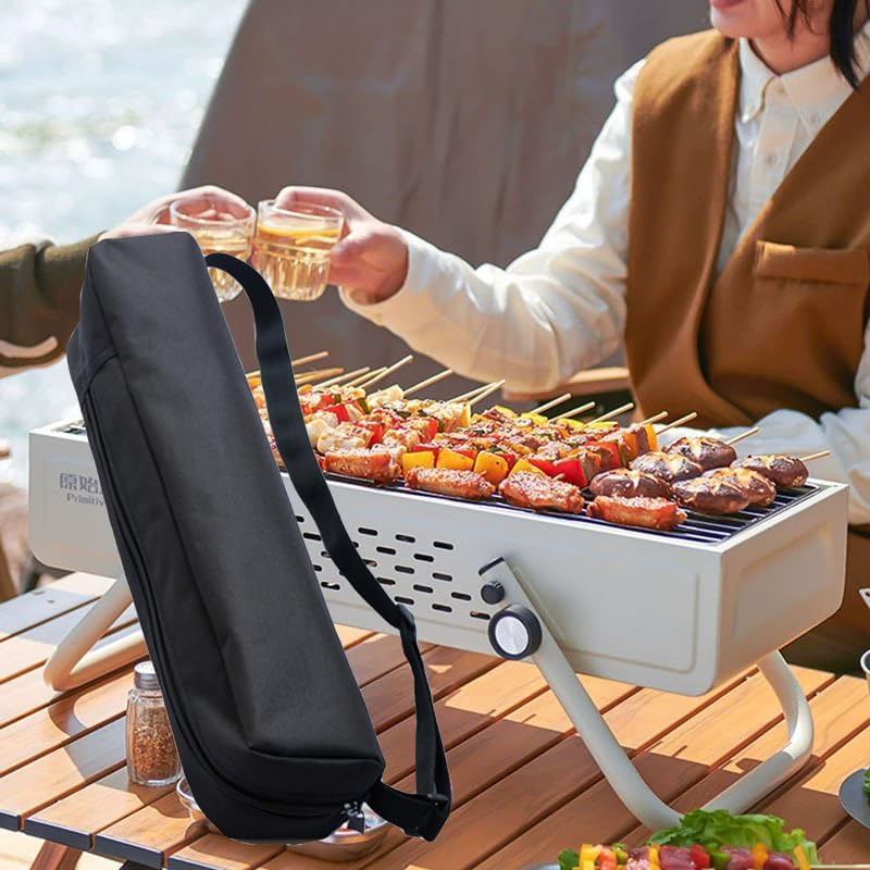 SquEqu 27 Inch Camera Tripod Carrying Case with Shoulder Strap Long Phone Tripod Bag for Microphone Stand Floor Boom