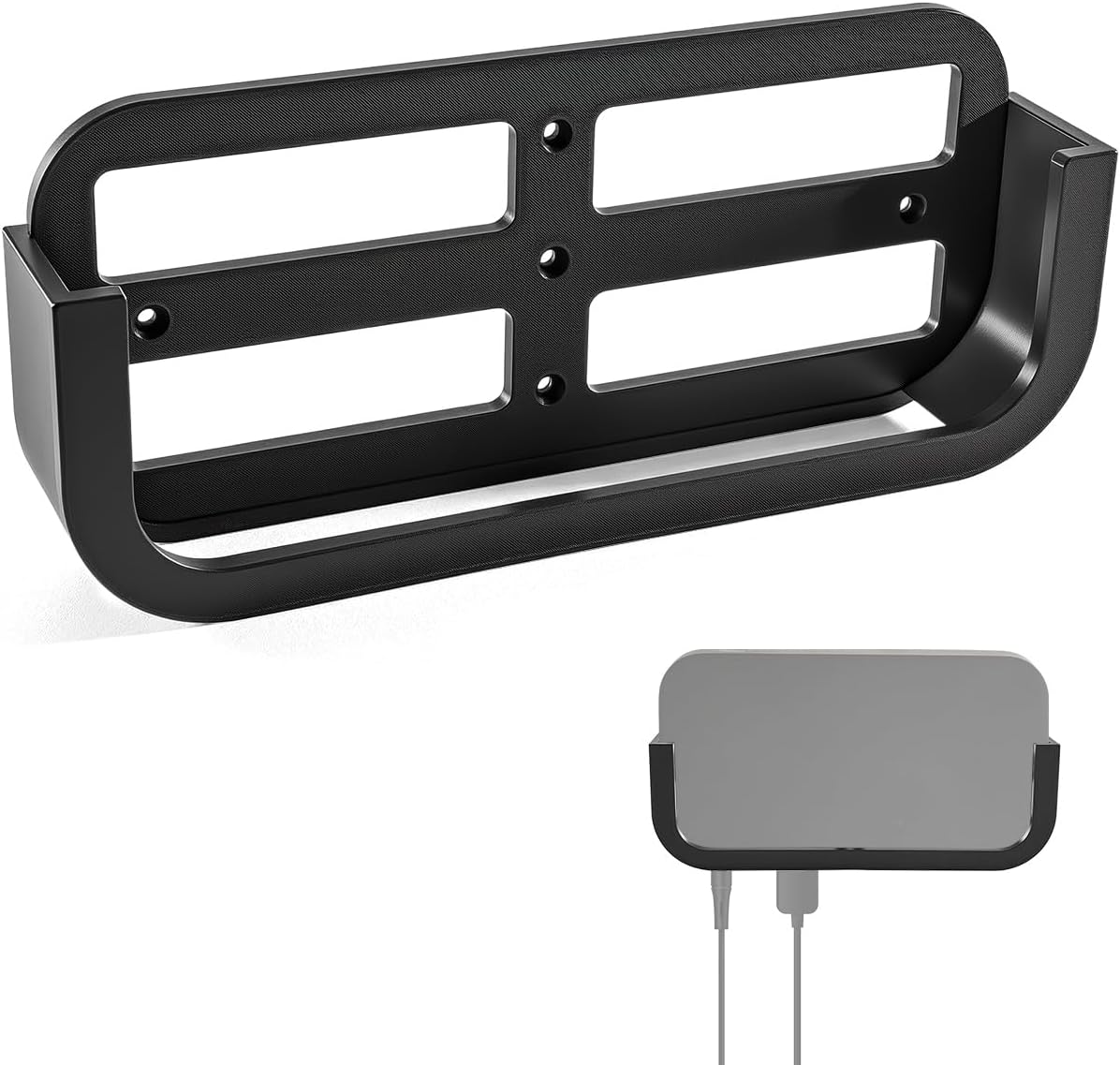 JVWKPU 4K, Set, Wall Mount Fit for Philips Hue Play HDMI Sync Box Box Bracket with Screw Space-Saving Wall Mount Holder