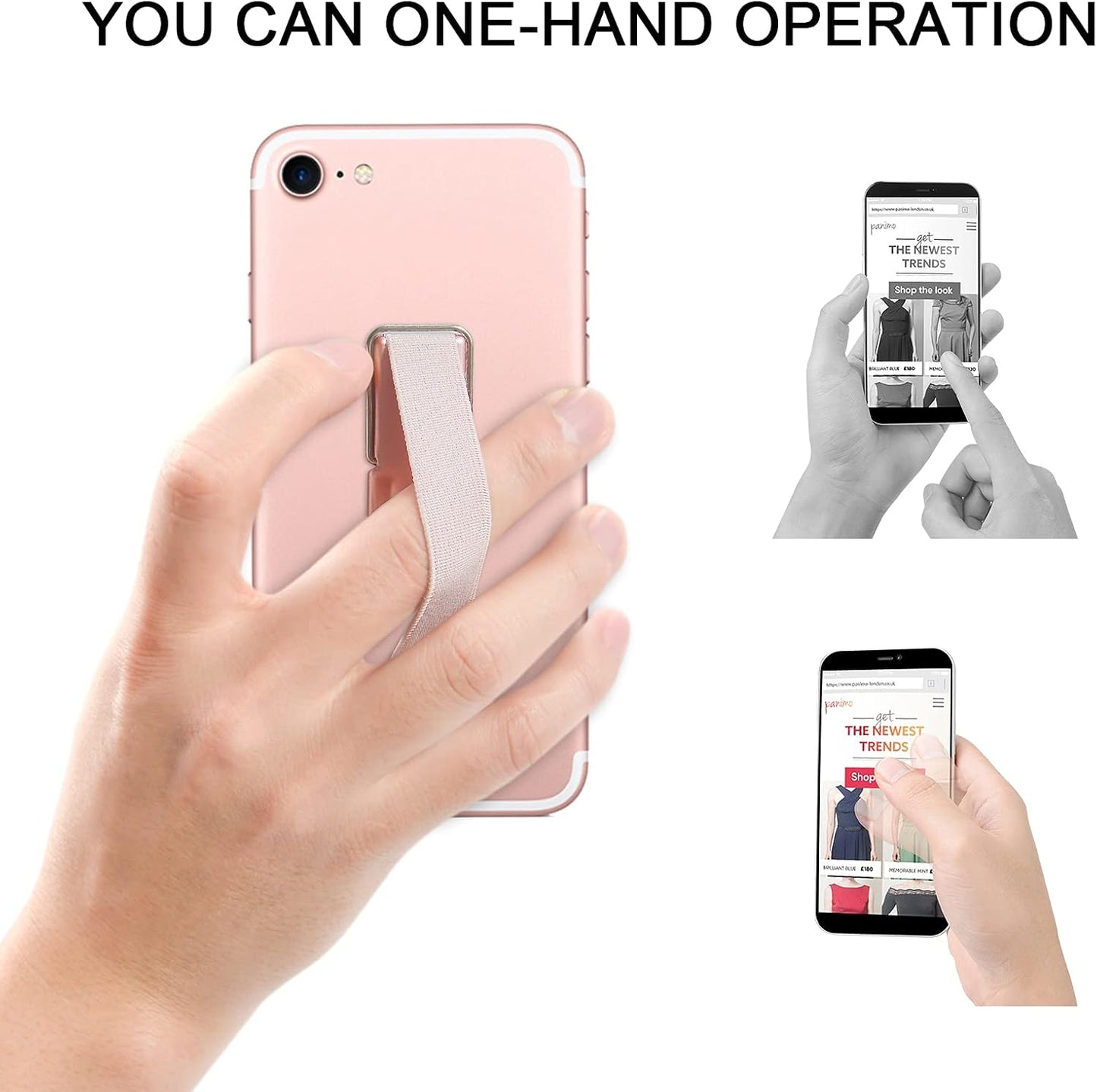 CISID 4 4PCS) Phone Strap, Pcs Phone Grip with Stand Phone Strap Holder for Hand Finger Kickstand Suitable for iPhone