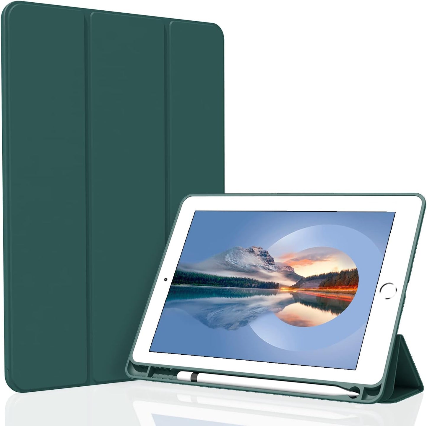 Divufus 10.2 2021/2020/2019, 10.2 inch 9th/8th/7th Case for iPad Smart Lightweight Trifold Stand Cover, Auto Sleep/Wake