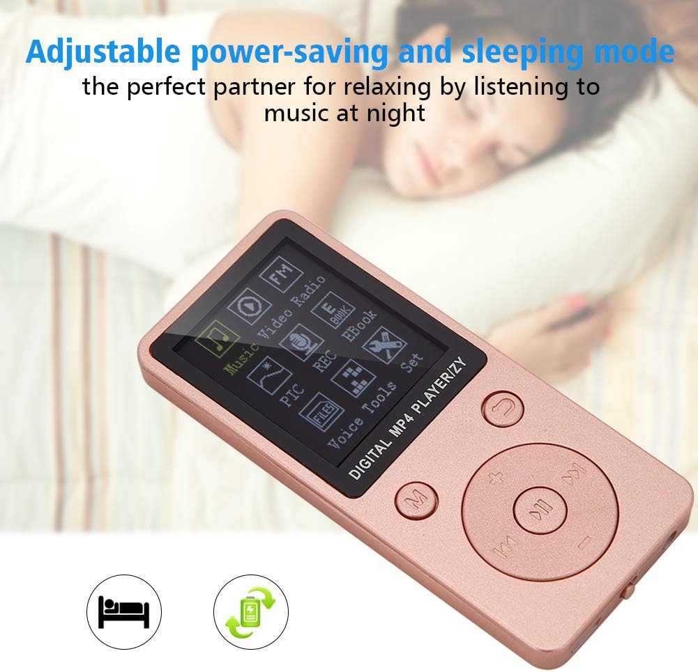 Eboxer MP3 MP4 32G Portable Player, Music Player Support Music Radio Recording Video Ebook, Built in Stopwatch, Up