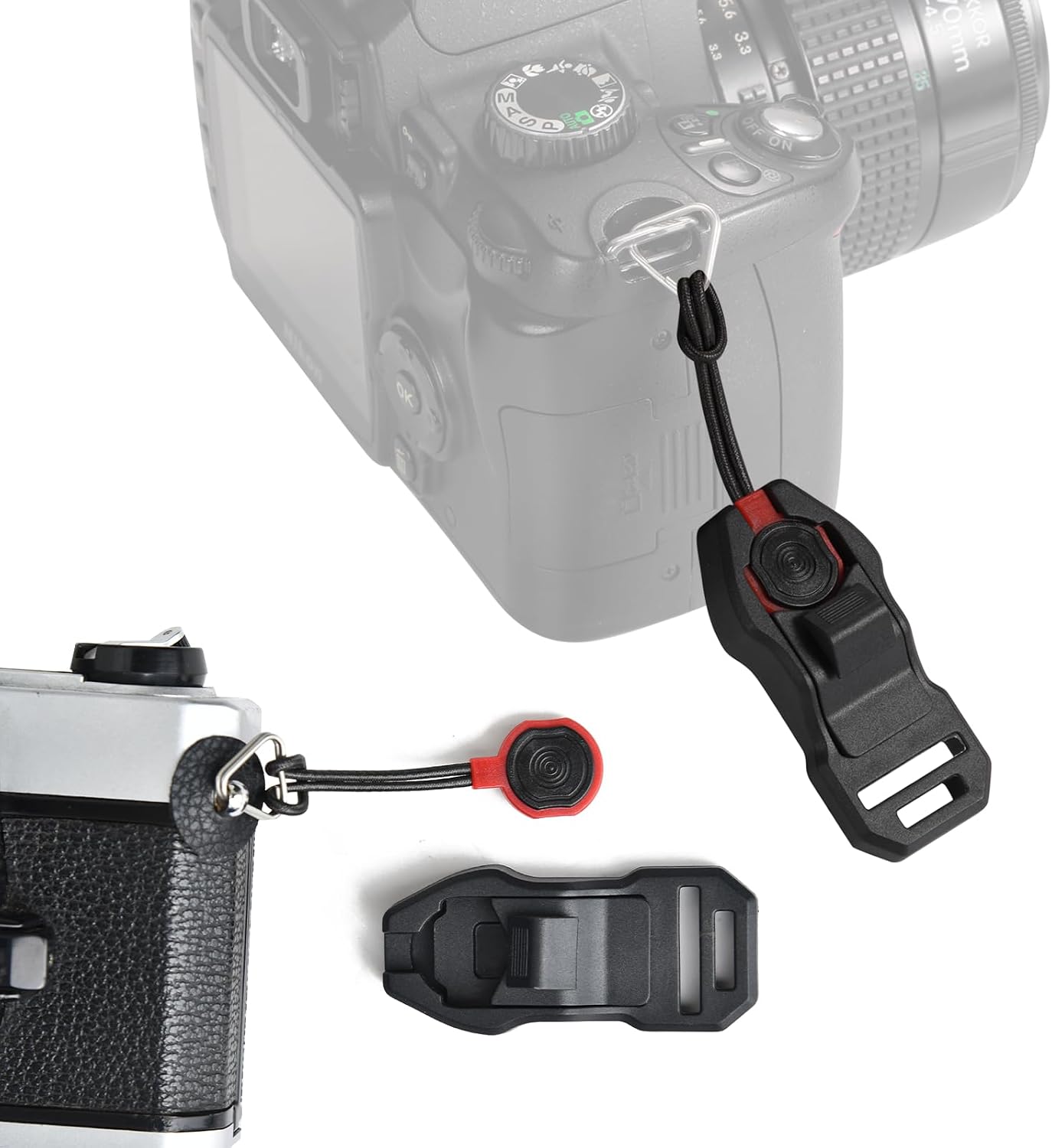 3-Layer 198 lbs Anchor Connector Suitable for Peak Design Strap Structure Load-Bearing Suitable with DSLR Mirrorless