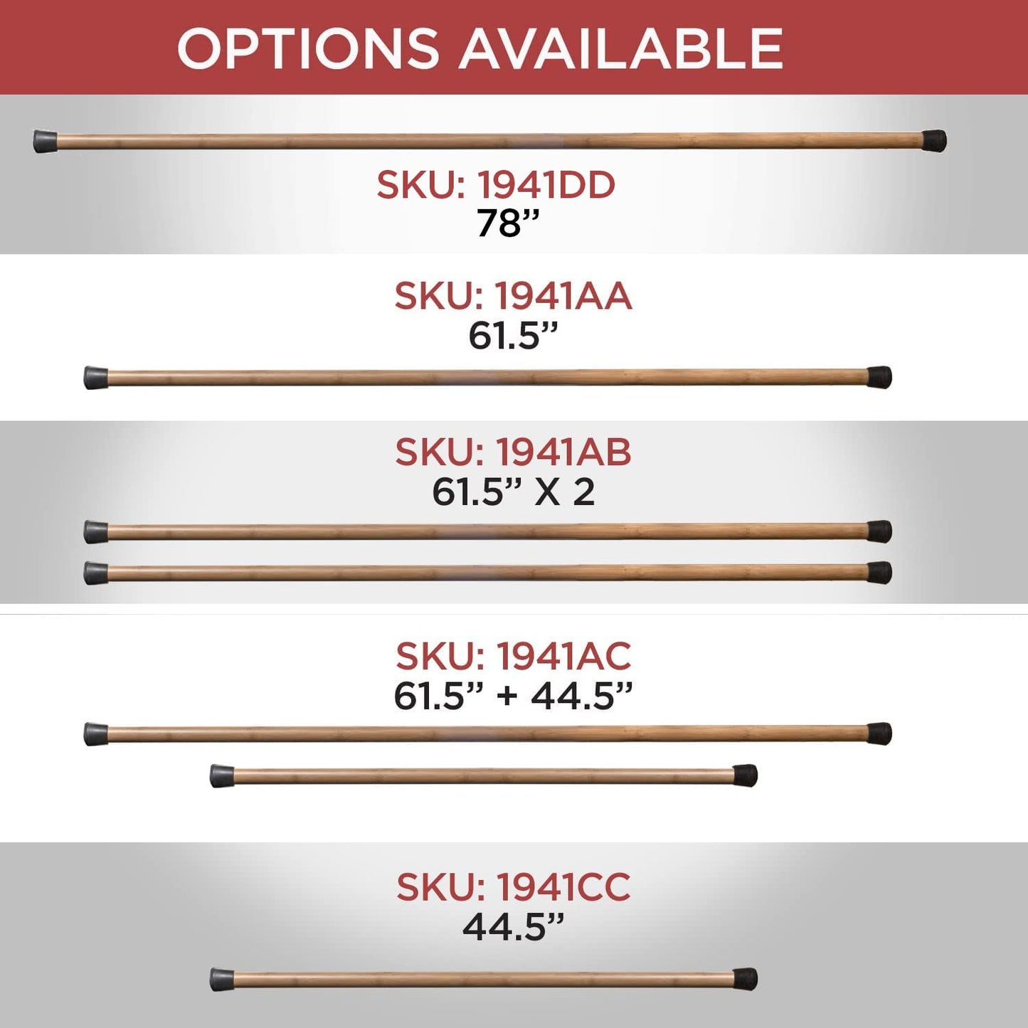 Bamboo Stick for Walking, Balance, Strength Training, Stretching & Added Mobility, Length 78 INCH