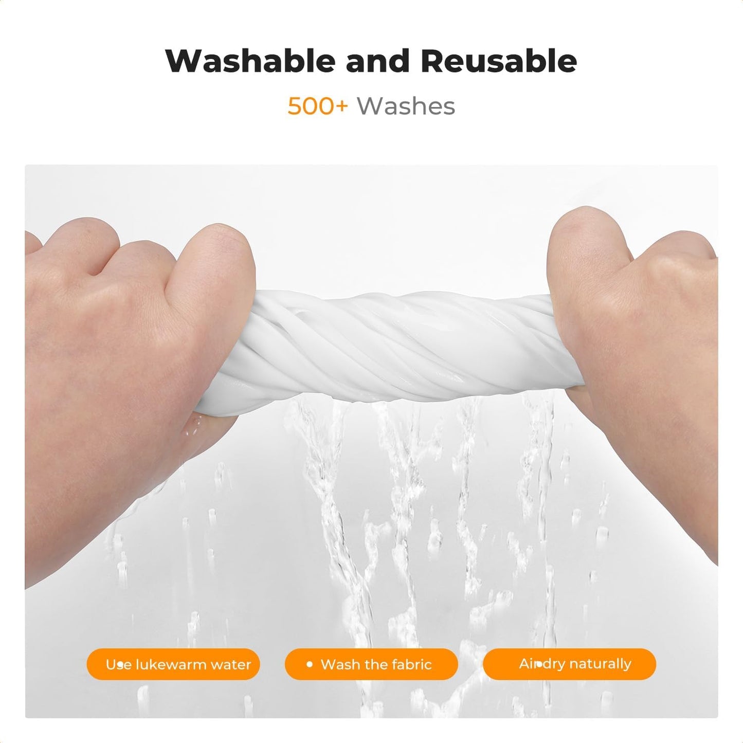 3 Pack 12x12inWashable Headsets, K&F Concept Microfiber Lens Cleaning Cloths Reusable Vacuum Wrapped Glasses