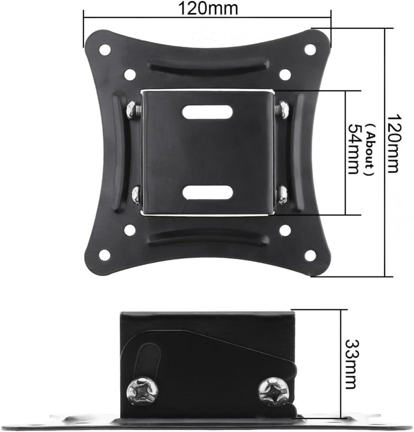 YHNNH 14-26inch Universal Wall Mount TV Stand For LCD LED Screen Tilt Angle Monitor Wall Mount Bracket For VESA TV
