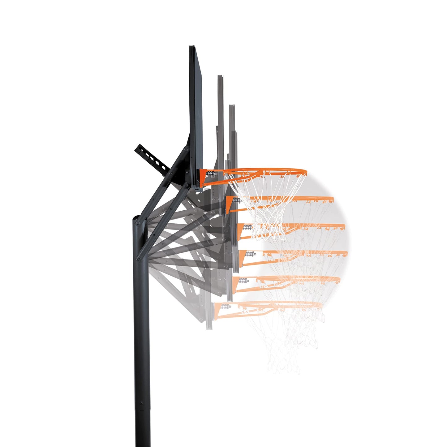 LIFETIME 90168 Portable Basketball Hoop 48-Inch Polycarbonate Backboard System, Blue