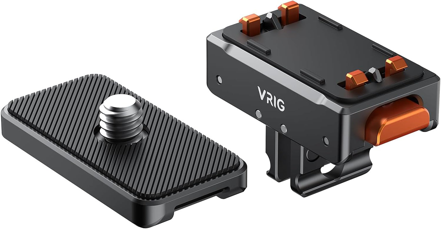 VRIG Express Insta360 X5/X4 PRO2, 1/4" Insta360 X4/X3/ONE 360 X2 VRIG Magnetic Quick Release Mount for Air/ACE/ACE