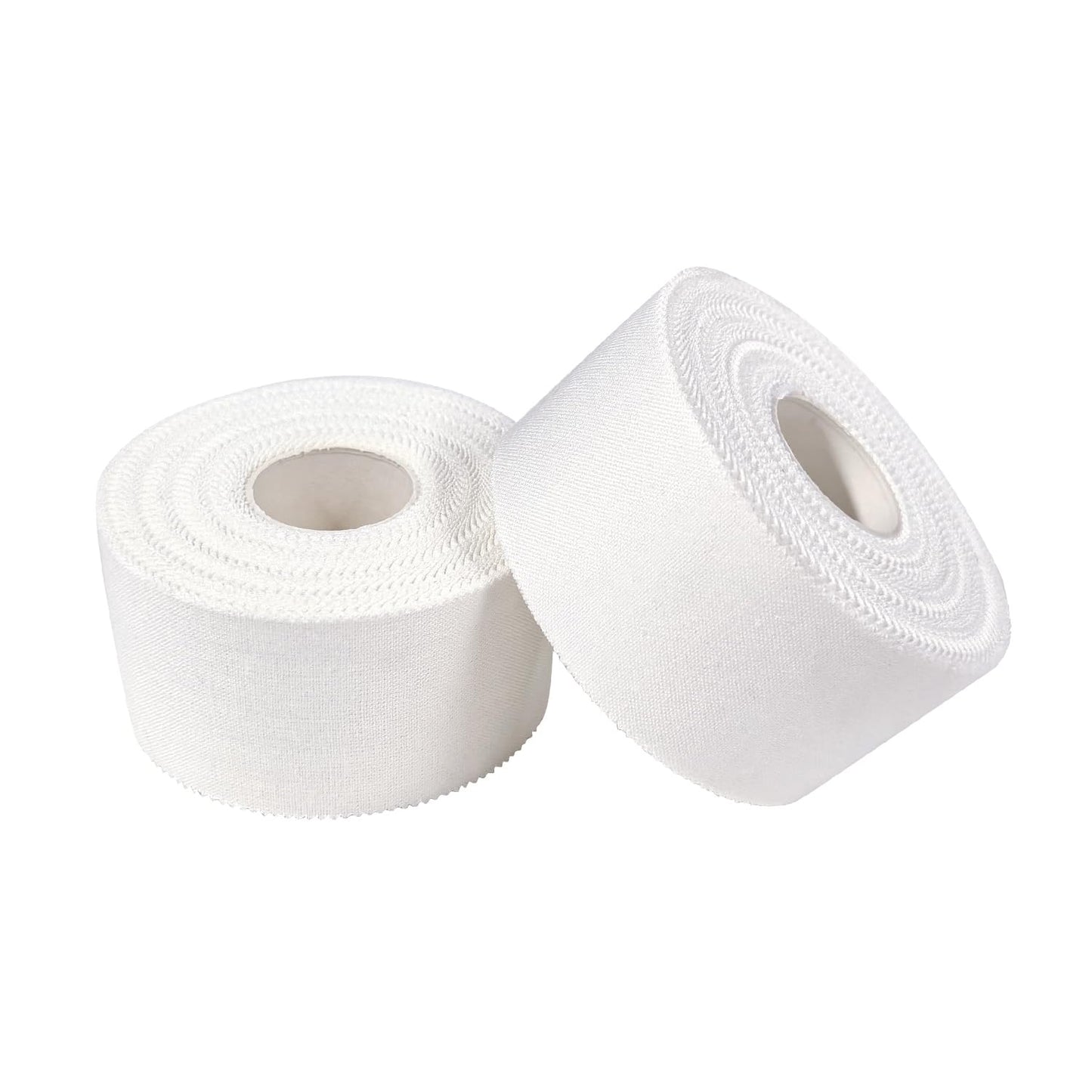 COMOmed Athletic Tape - White Sport Tape - Easy Tear, Strong, No Sticky Reduce Wrist Ankle Tape for Athlete & Medical Trainers (2, White, 1.5 in x 45 ft)