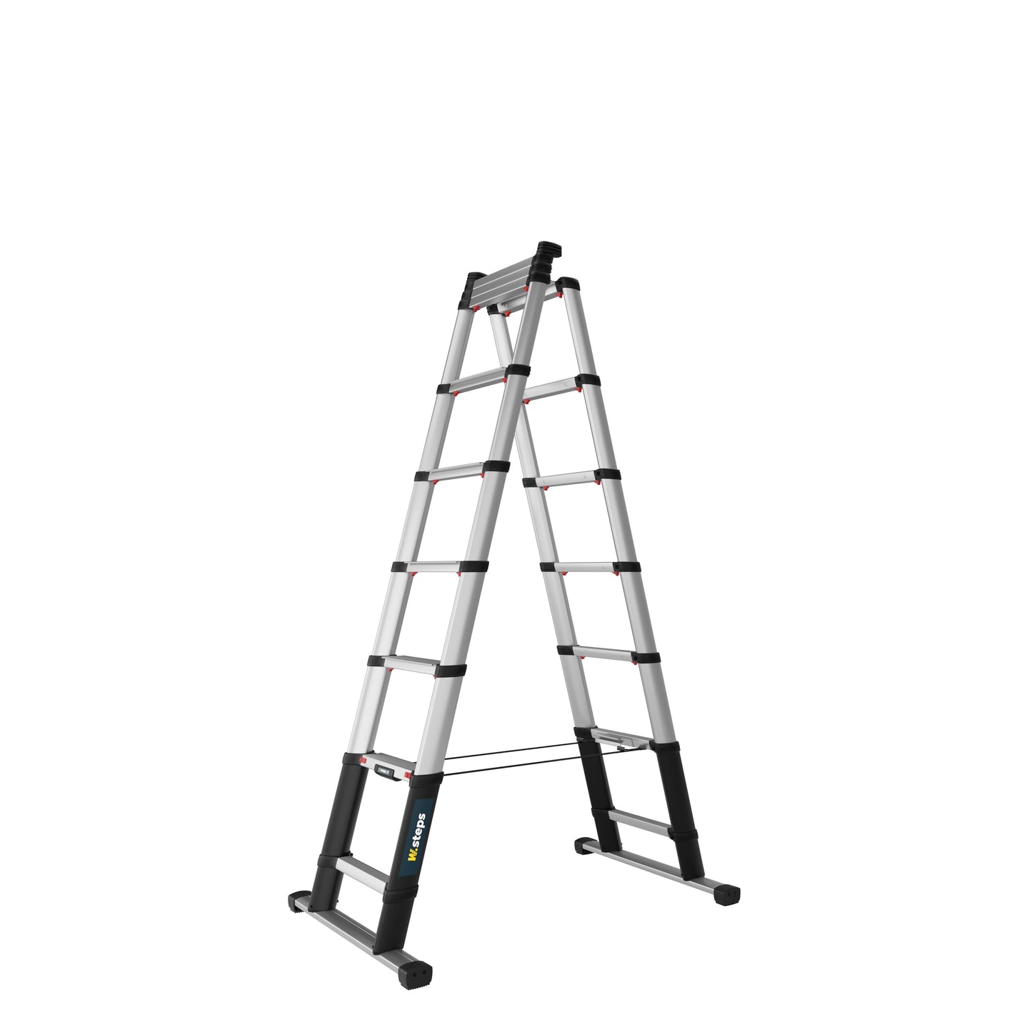 W.Steps Combi 9.5 FT | Telescopic Combination Ladder, ANSI Type 1A Certified